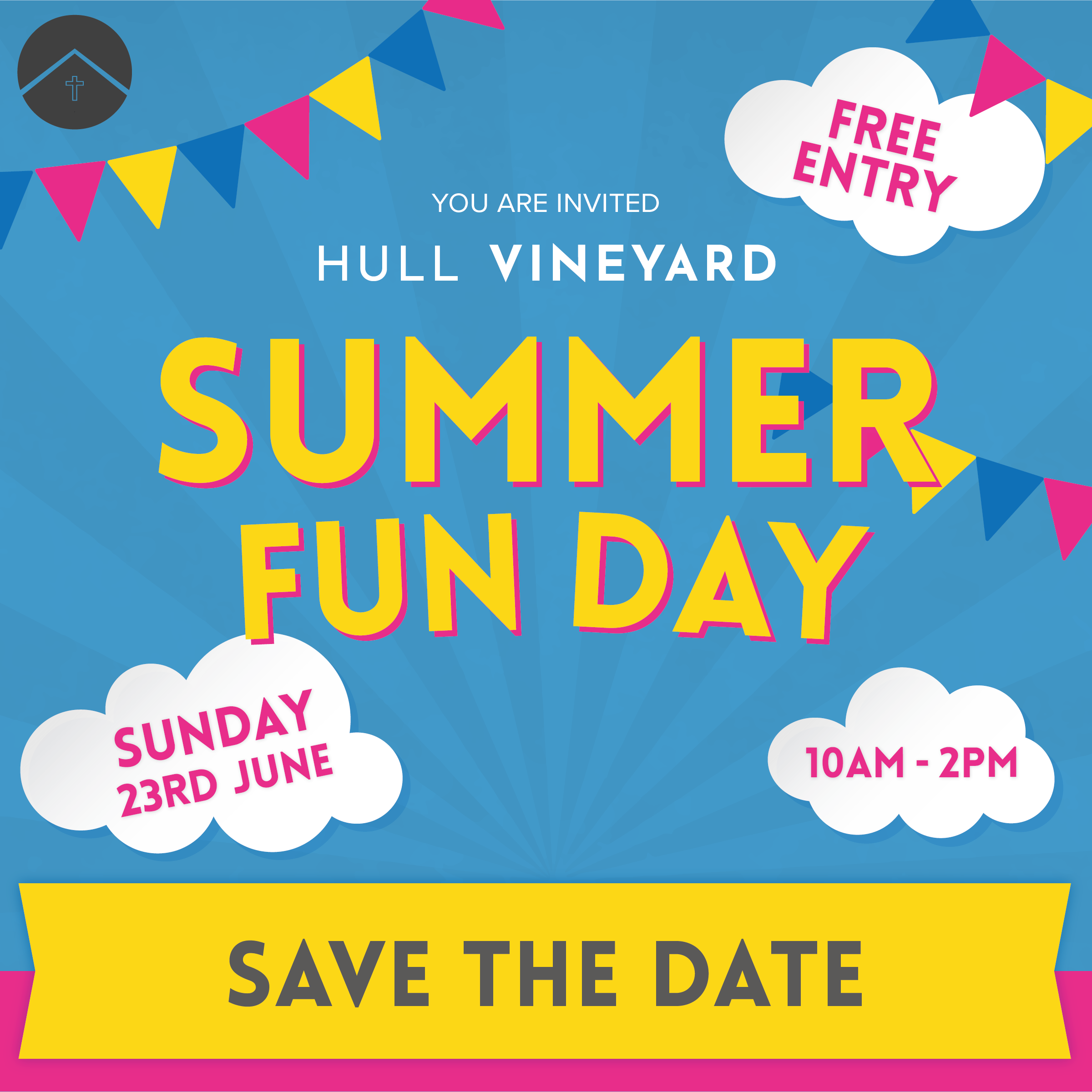 Summer Fun Day - Save the date - Sunday 23rd June 2024 - 10am - 2pm